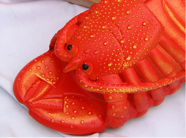 Zapatillas de langosta de dibujos animados más divertidos en este verano - MXbueno