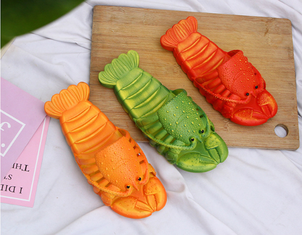 Zapatillas de langosta de dibujos animados más divertidos en este verano - MXbueno
