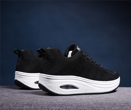 Zapatos de mujer otoño verano fly-weaving transpirable running - MXbueno