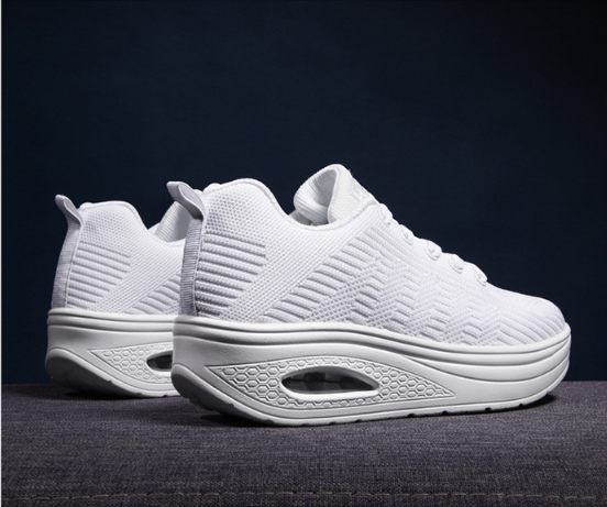 Zapatos de mujer otoño verano fly-weaving transpirable running - MXbueno