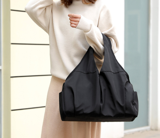 Bolso de hombro de las señoras elegante bolsa de tela de nylon impermeable casual - MXbueno