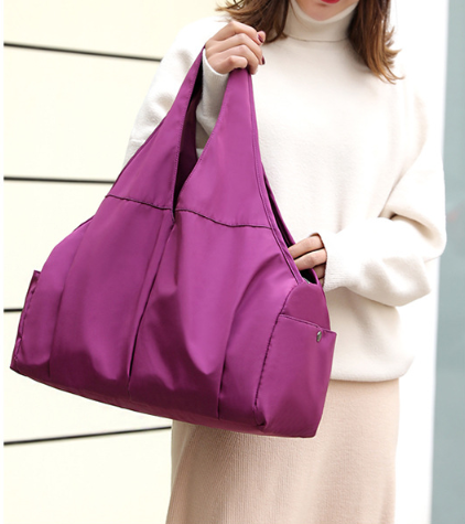 Bolso de hombro de las señoras elegante bolsa de tela de nylon impermeable casual - MXbueno