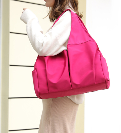 Bolso de hombro de las señoras elegante bolsa de tela de nylon impermeable casual - MXbueno