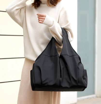 Bolso de hombro de las señoras elegante bolsa de tela de nylon impermeable casual - MXbueno