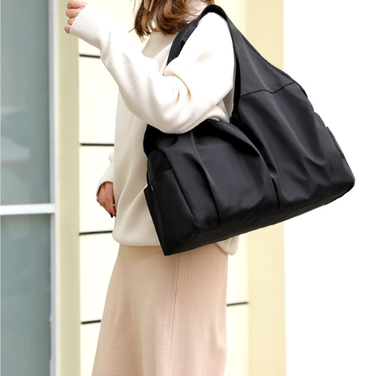 Bolso de hombro de las señoras elegante bolsa de tela de nylon impermeable casual - MXbueno