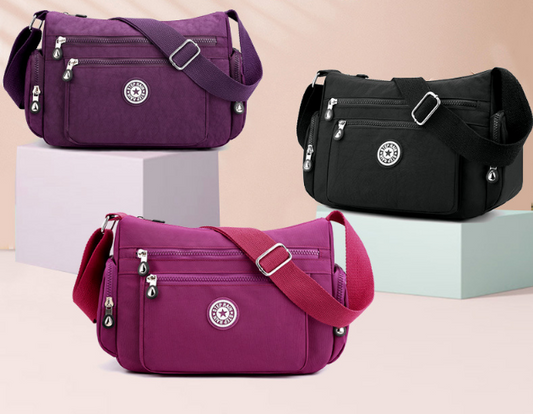 Bolso de hombro de las mujeres elegante de nylon impermeable - MXbueno