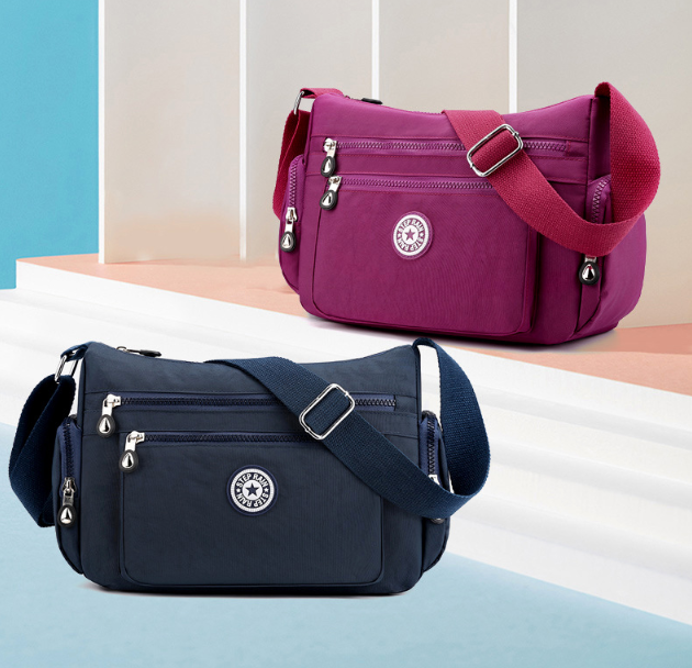 Bolso de hombro de las mujeres elegante de nylon impermeable - MXbueno