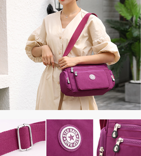 Bolso de hombro de las mujeres elegante de nylon impermeable - MXbueno