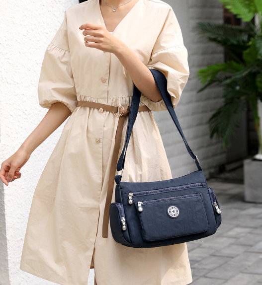 Bolso de hombro de las mujeres elegante de nylon impermeable - MXbueno