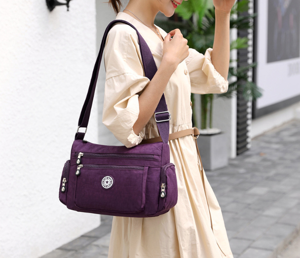 Bolso de hombro de las mujeres elegante de nylon impermeable - MXbueno