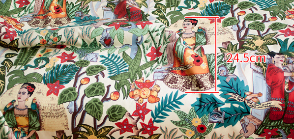 Tejidos literarios vintage telas de ropa serie pintora mexicana(PUEDE USAR COMO LO QUE QUIERAS) - MXbueno