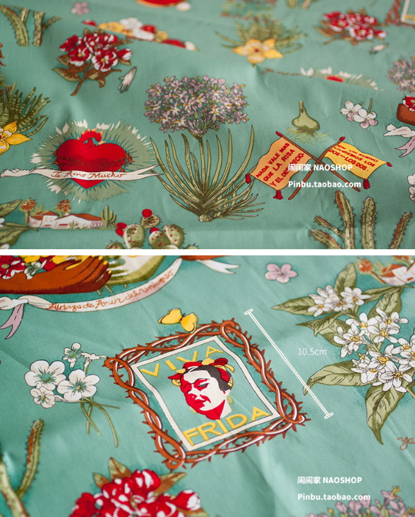 Tejidos literarios vintage telas de ropa serie pintora mexicana(PUEDE USAR COMO LO QUE QUIERAS) - MXbueno