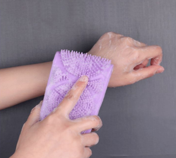 CEPILLO CORPORAL DE BAÑO DE SILICONA - MXbueno
