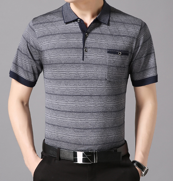 Camiseta de manga corta 2020 para hombre de negocios polo de verano - MXbueno