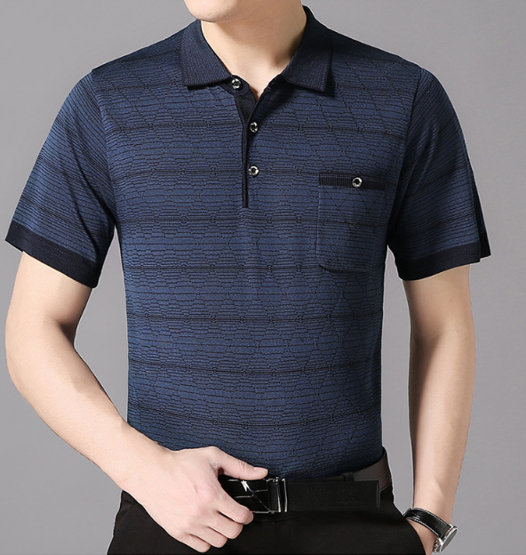 Camiseta de manga corta 2020 para hombre de negocios polo de verano - MXbueno