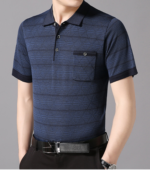 Camiseta de manga corta 2020 para hombre de negocios polo de verano - MXbueno