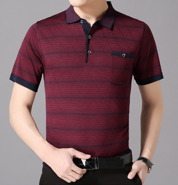 Camiseta de manga corta 2020 para hombre de negocios polo de verano - MXbueno