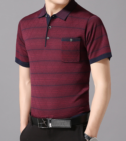 Camiseta de manga corta 2020 para hombre de negocios polo de verano - MXbueno