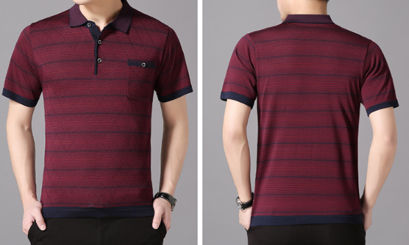 Camiseta de manga corta 2020 para hombre de negocios polo de verano - MXbueno