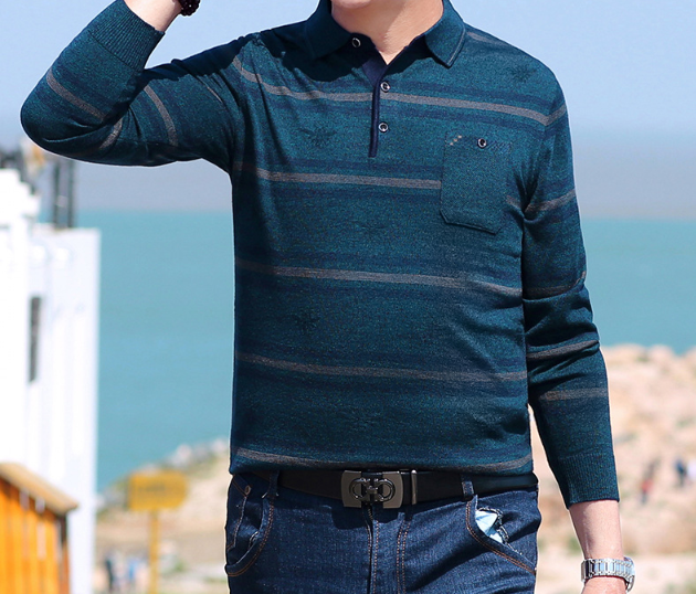 Camiseta de manga larga para hombre 2020 otoño - MXbueno