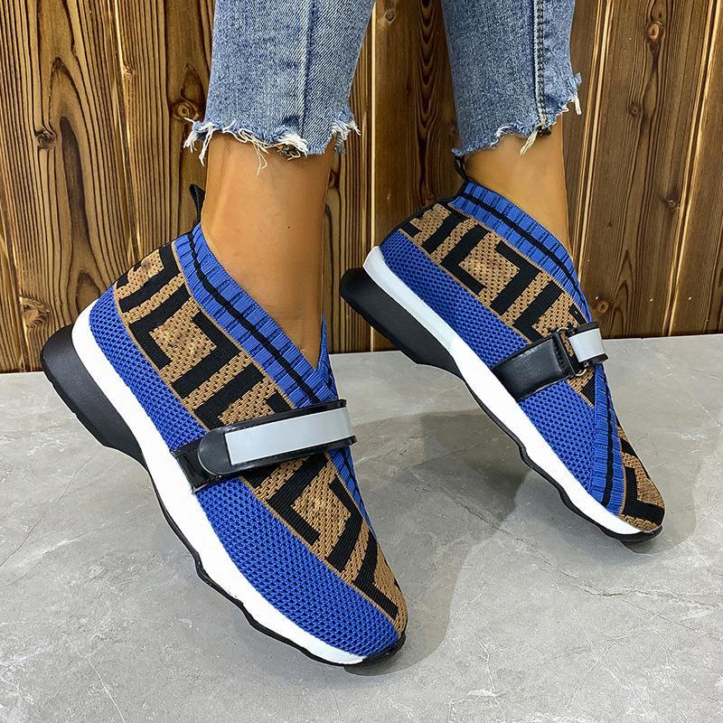 Calzado Deportivo Para Mujer, Punta Redonda, Boca Baja, Pies Planos Casuales