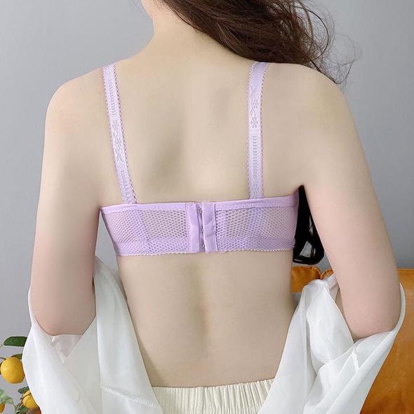 Bralette Fino Sin Hilos De Talla Grande Sujetador Sexy Para Mujer💝