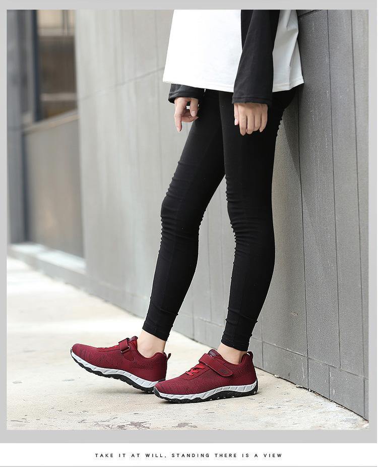 Los zapatos nuevo tejido fly-woven en la primavera de 2020 son ligeros y cómodos planos - MXbueno