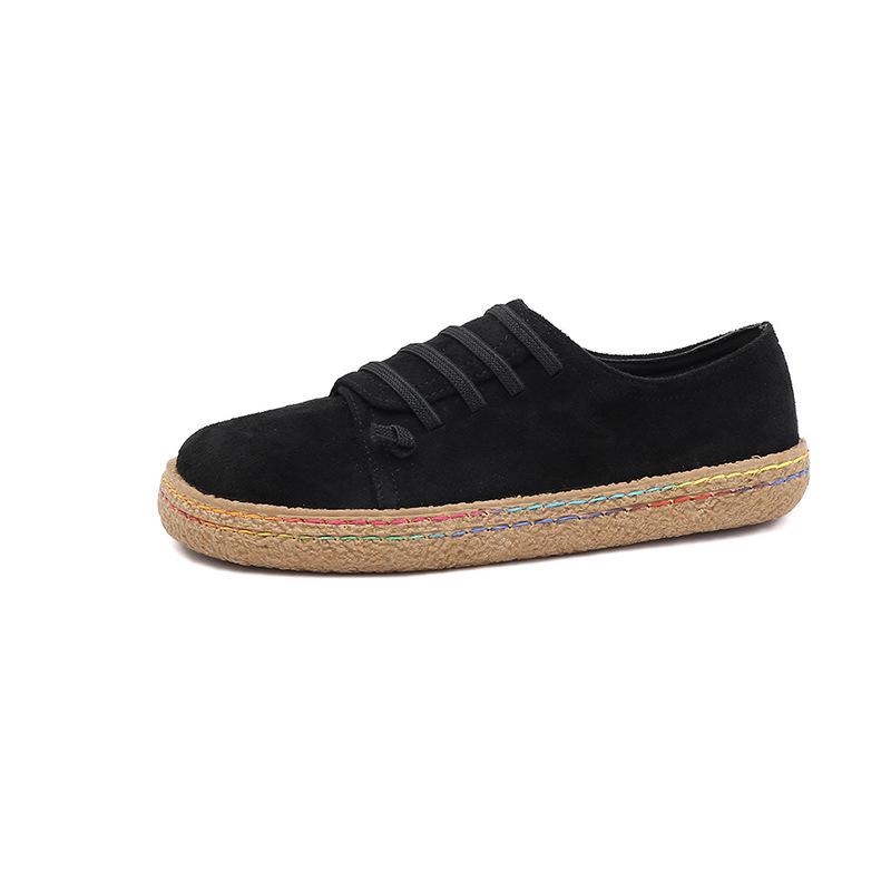 Zapatos estilo guisantes casuales y cómodos de ante todo fósforo