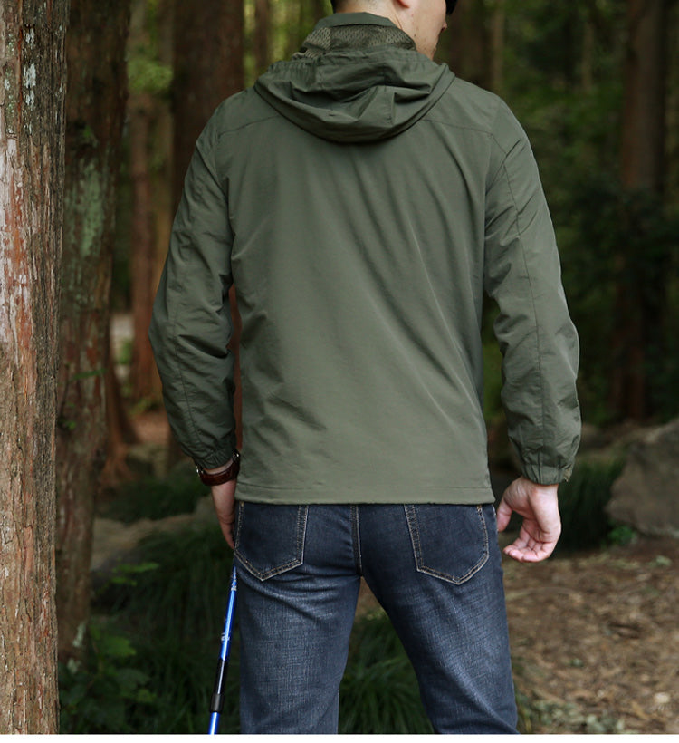 Chaqueta Impermeable Al Aire Libre De Secado Rápido