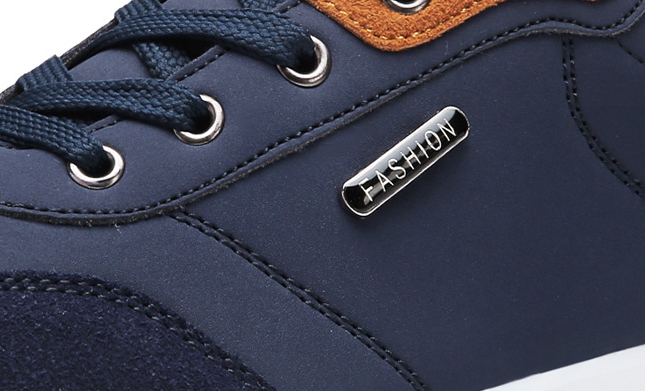 Zapatillas deportivas informales antideslizantes de cuero para hombre - MXbueno