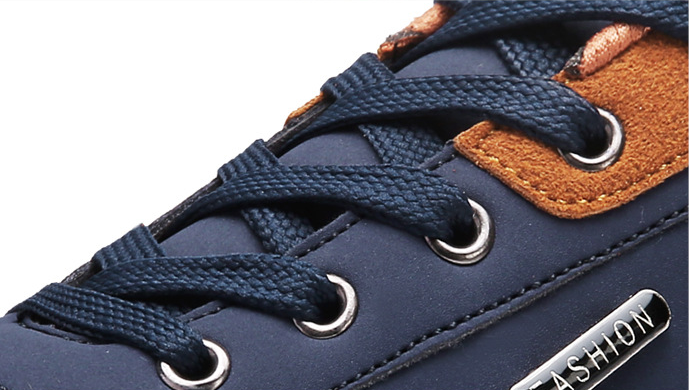 Zapatillas deportivas informales antideslizantes de cuero para hombre - MXbueno