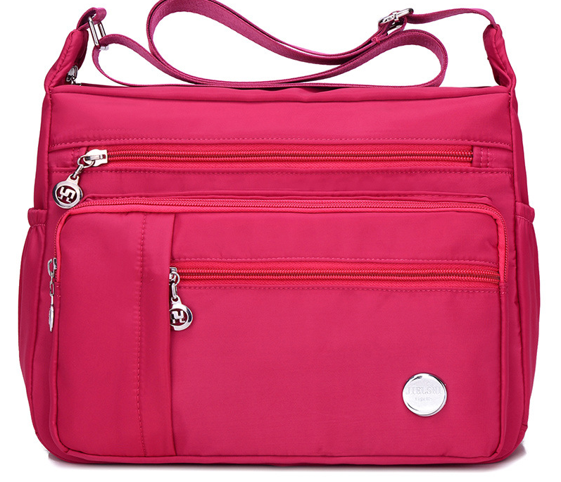 Bolso bandolera deportivo ligero impermeable de nylón para mujeres - MXbueno