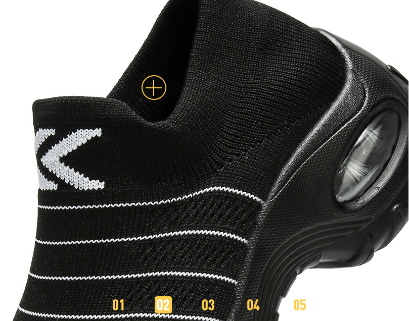 Zapatos deportivos casuales acolchada de punto transpirable - MXbueno