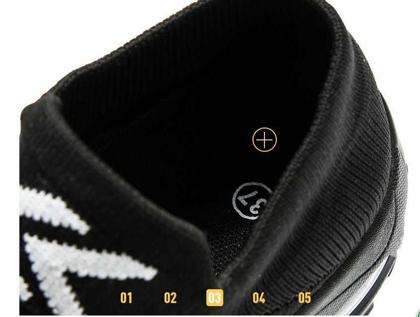 Zapatos deportivos casuales acolchada de punto transpirable - MXbueno