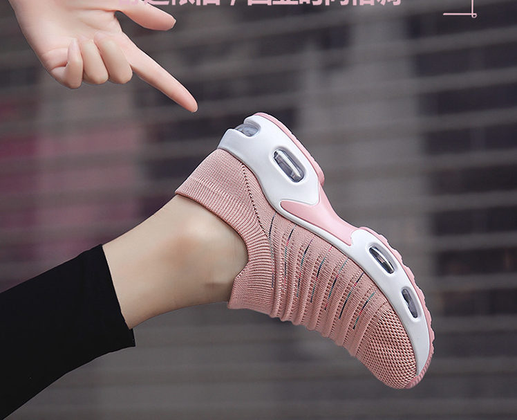 Mujer Letra Patrón Zapatillas de deporte casuales deportivas de tela transpirables - MXbueno