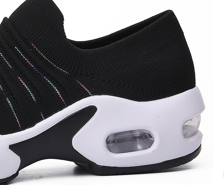 Mujer Letra Patrón Zapatillas de deporte casuales deportivas de tela transpirables - MXbueno