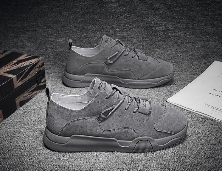 Zapatos casuales deportivos elegantes antideslizantes de gamuza sintética para hombres - MXbueno