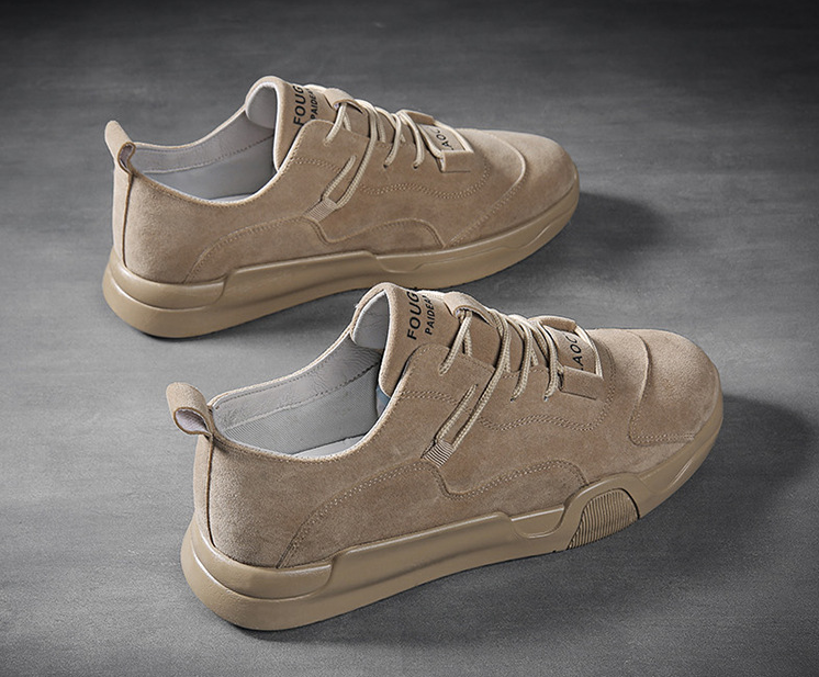 Zapatos casuales deportivos elegantes antideslizantes de gamuza sintética para hombres - MXbueno