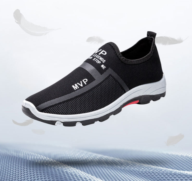 Zapatillas de deporte antideslizantes transpirables de malla para hombre al aire libre - MXbueno