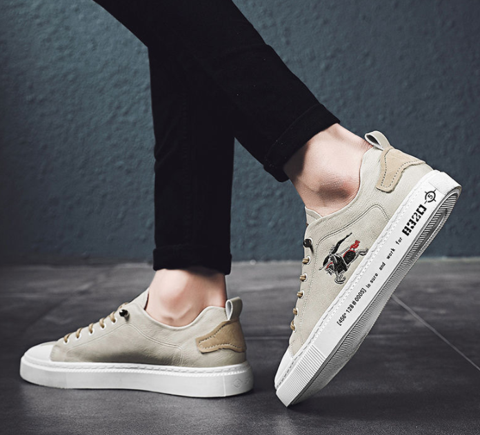 Zapatillas deportivas bajas casuales con suela cómoda para hombre - MXbueno