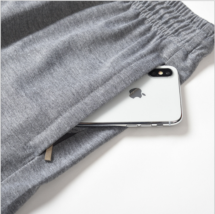 [M-Ropa] Pantalones Deportivos Casuales De Cinco Puntos Pantalones Sueltos