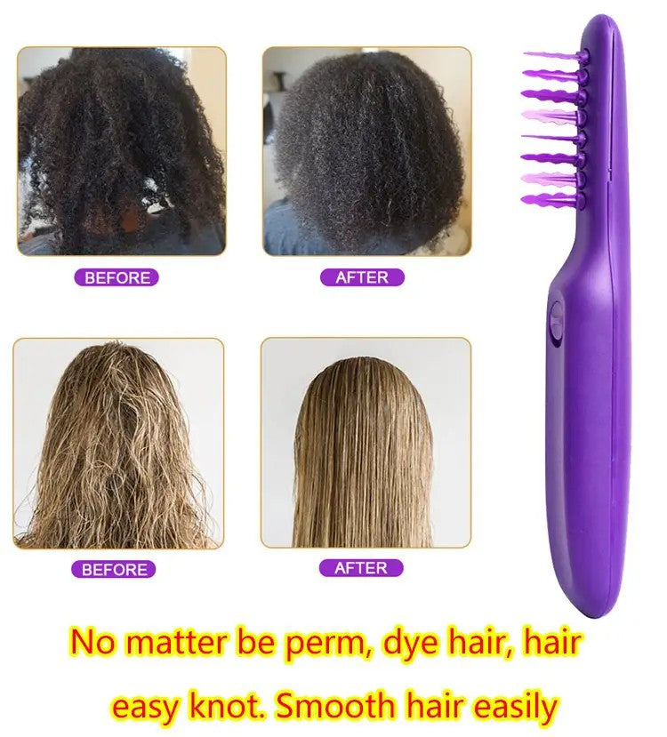 【Peine Para El Cabello Anti-nudos, Cabello Irregular Grande, Fácil De Destapar, Sin Sensación De Tracción, Protege El Cuero Cabelludo De La Caída Del Cabello.