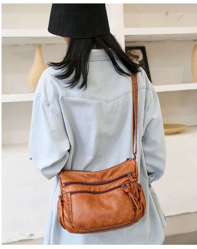 [W-Bolso] Bolso Bandolera De Piel Suave