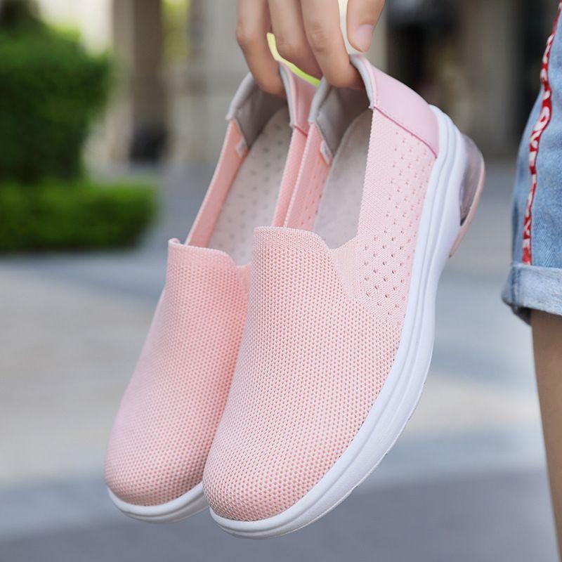 Slip On Cómodo Fascitis Plantar Mujer Zapatos Estrechos Tallas Grandes