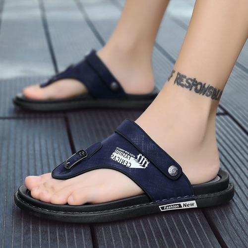 [M-Zapato] Sandalias De Hombre Para Conducir Nueva Moda Verano Antideslizante Suave