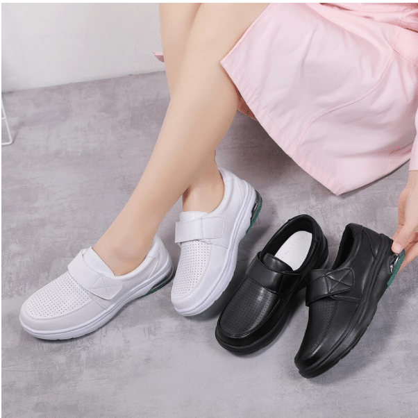 Zapatos De Enfermera Ligeros Y Cómodos Con Cojín De Aire Transpirable Para Mujer