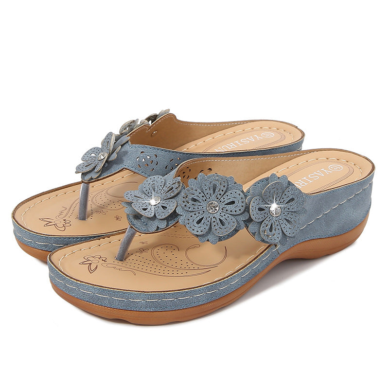 [W-Zapato] Sandalias Informales Con Suela Gruesa Y Suela Gruesa Para Mujer