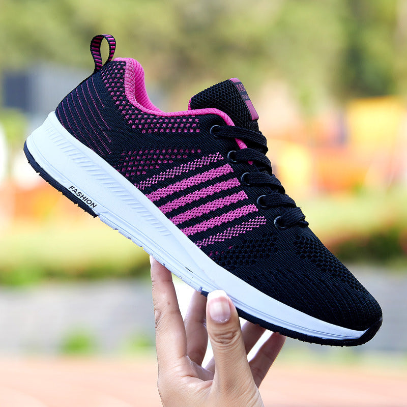 Zapatillas de running de plataforma transpirable de moda femenina