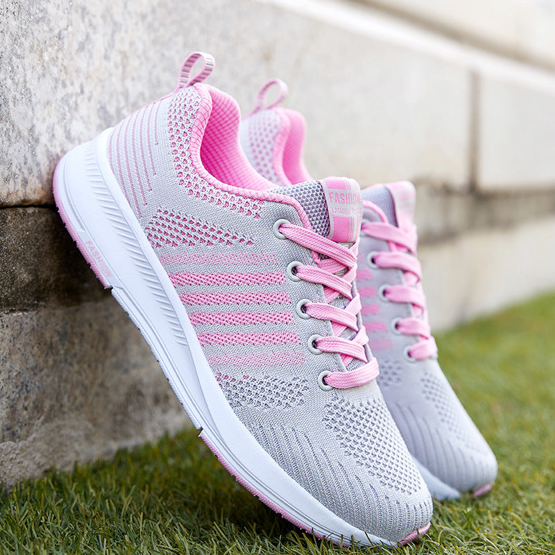Zapatillas de running de plataforma transpirable de moda femenina