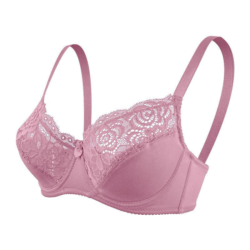 [W-Ropa Interior] Sujetador De Gran Tamaño Con Encaje Delgado